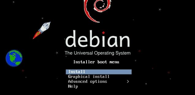 Linux (Debian) from USB stick